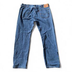 Levi's 501 Original Fit Blue Denim Jeans Men W40 L32 Straight Leg